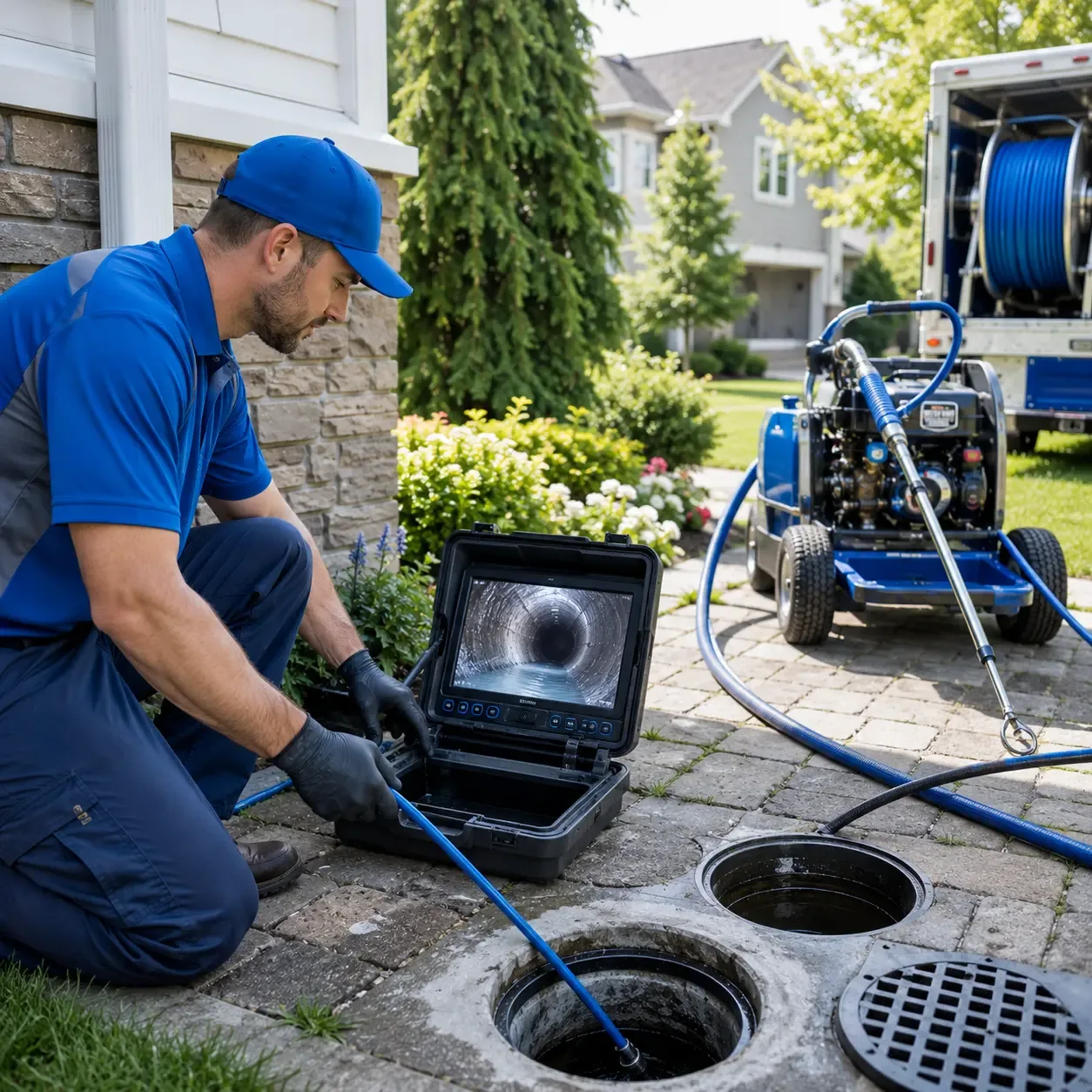 Outdoor drain cleaning professionals serving Valders, WI