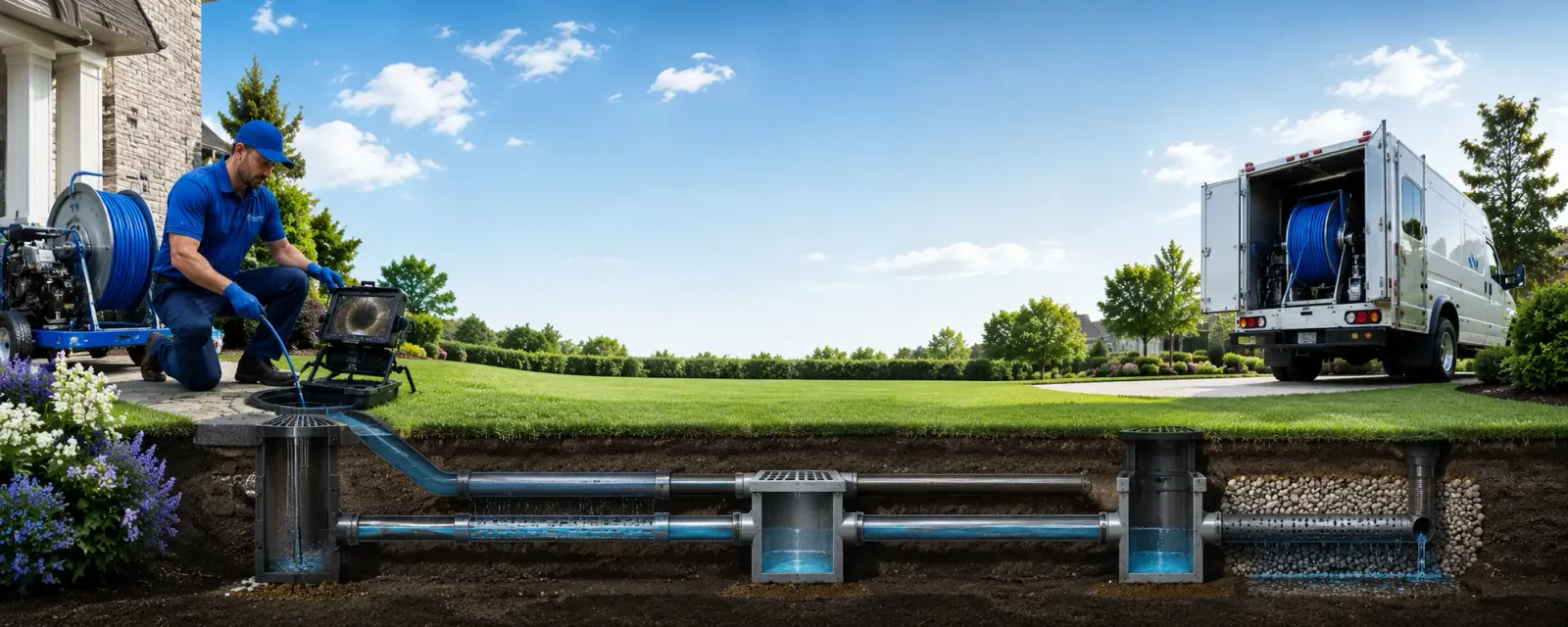 Outdoor drain cleaning information for Valders, WI